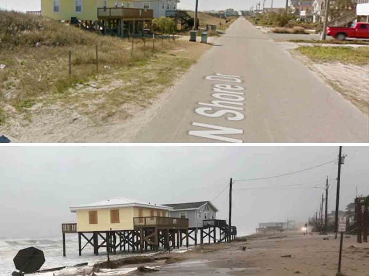 Before and After Hurricane Florence