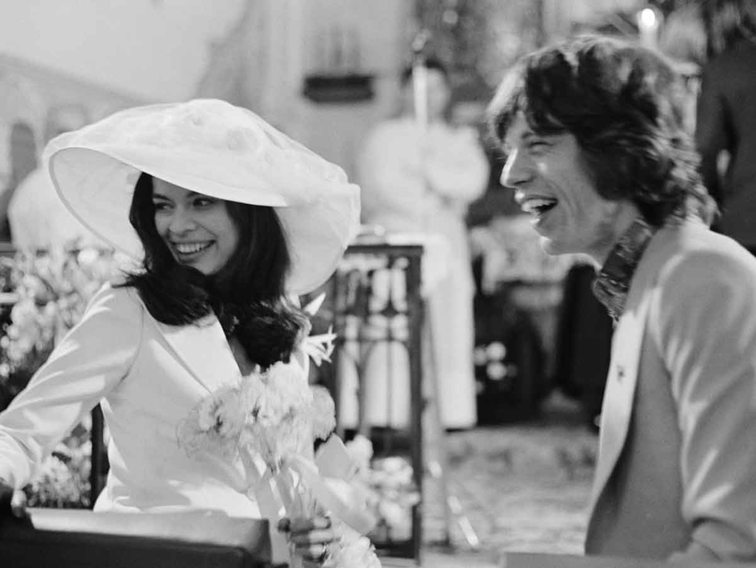 Mick & Bianca Jagger