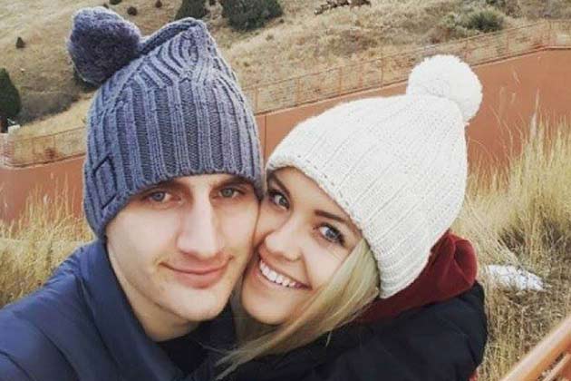 Natalija Macesic and Nikola Jokic