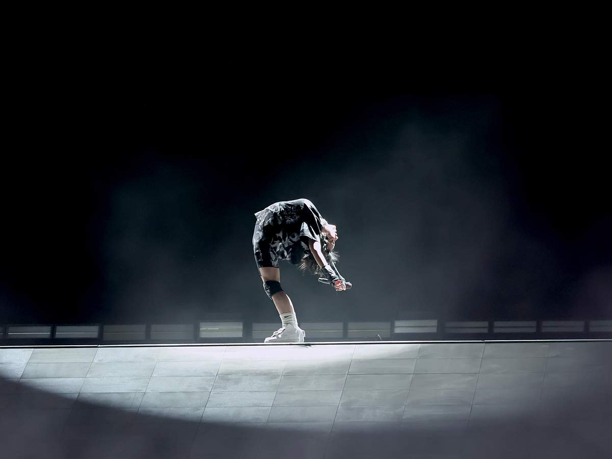 A Billie Eilish Backbend