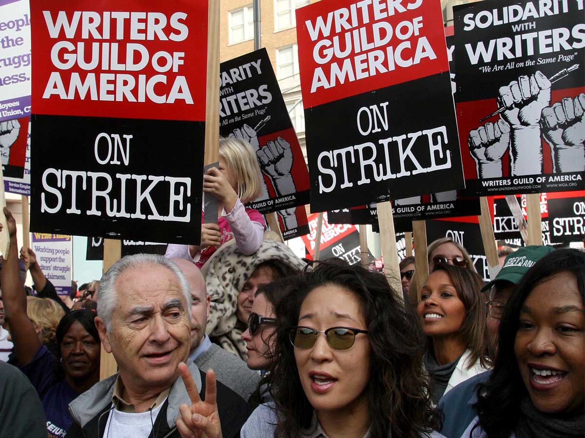 Season four had fewer episodes because of a writers' strike.