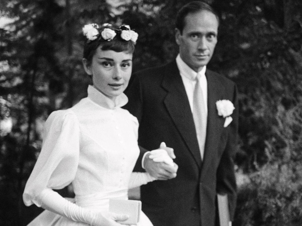Audrey Hepburn and Mel Ferrer