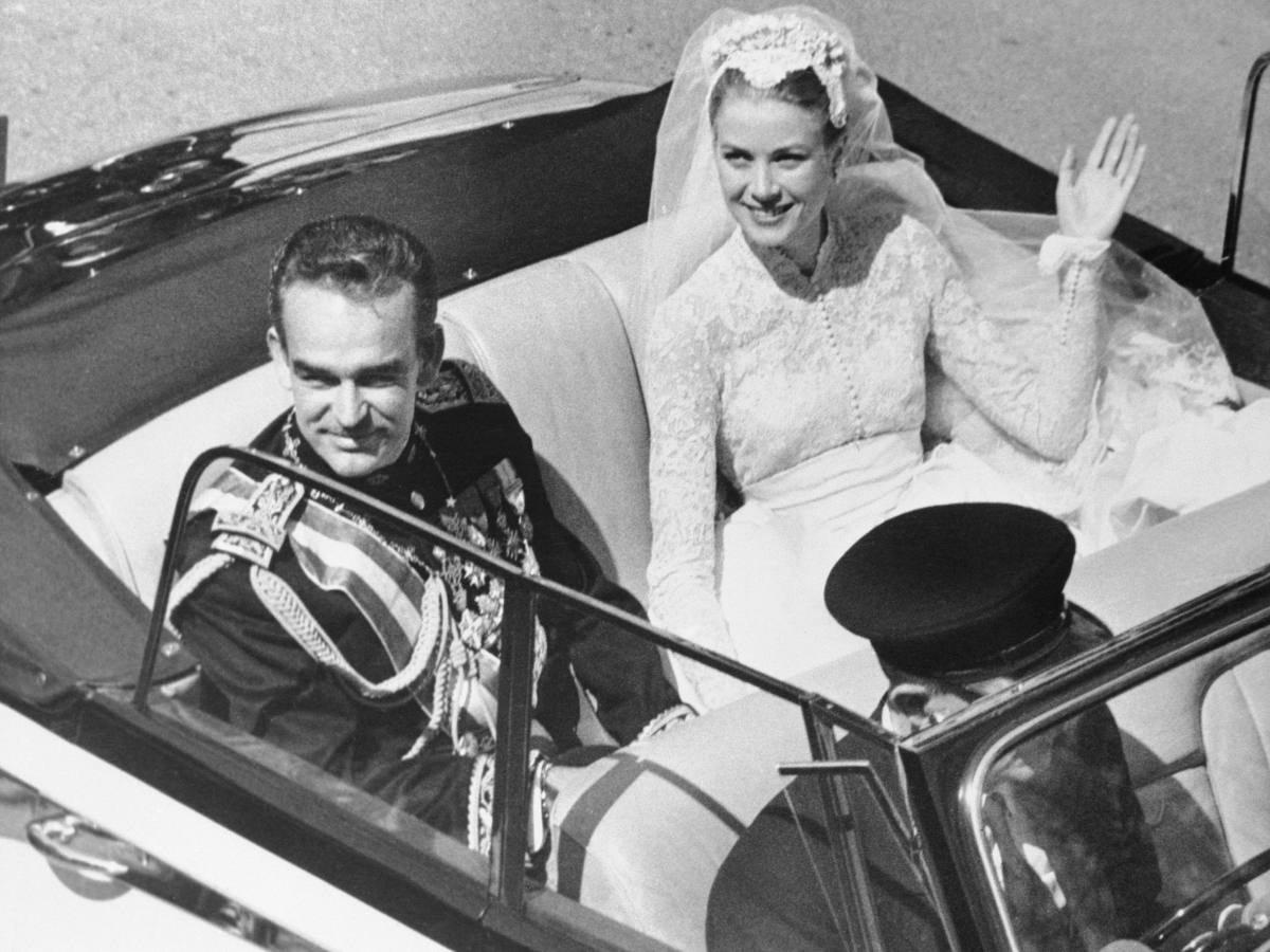 Prince Rainier of Monaco and Grace Kelly
