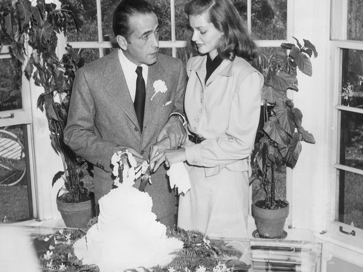 Humphrey Bogart and Lauren Bacall