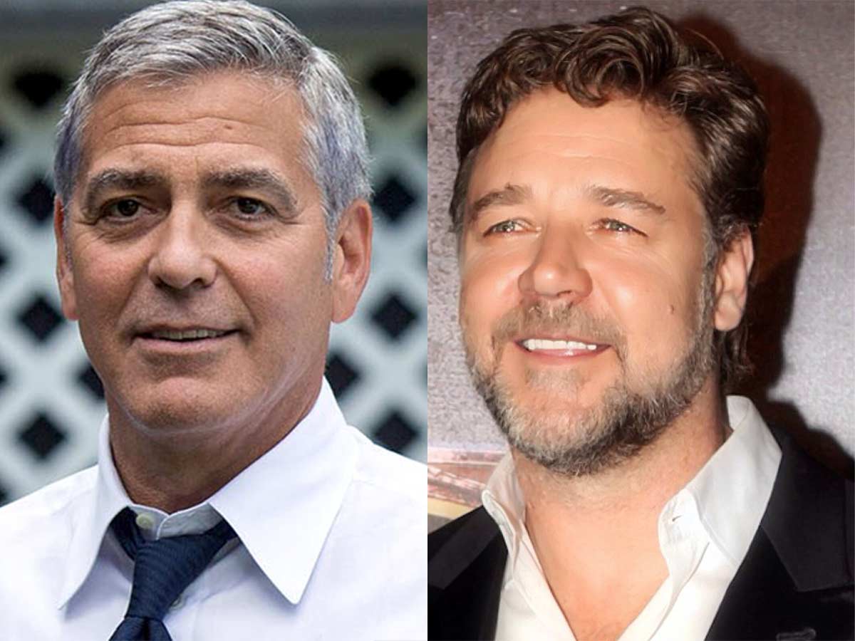 George Clooney & Russell Crowe