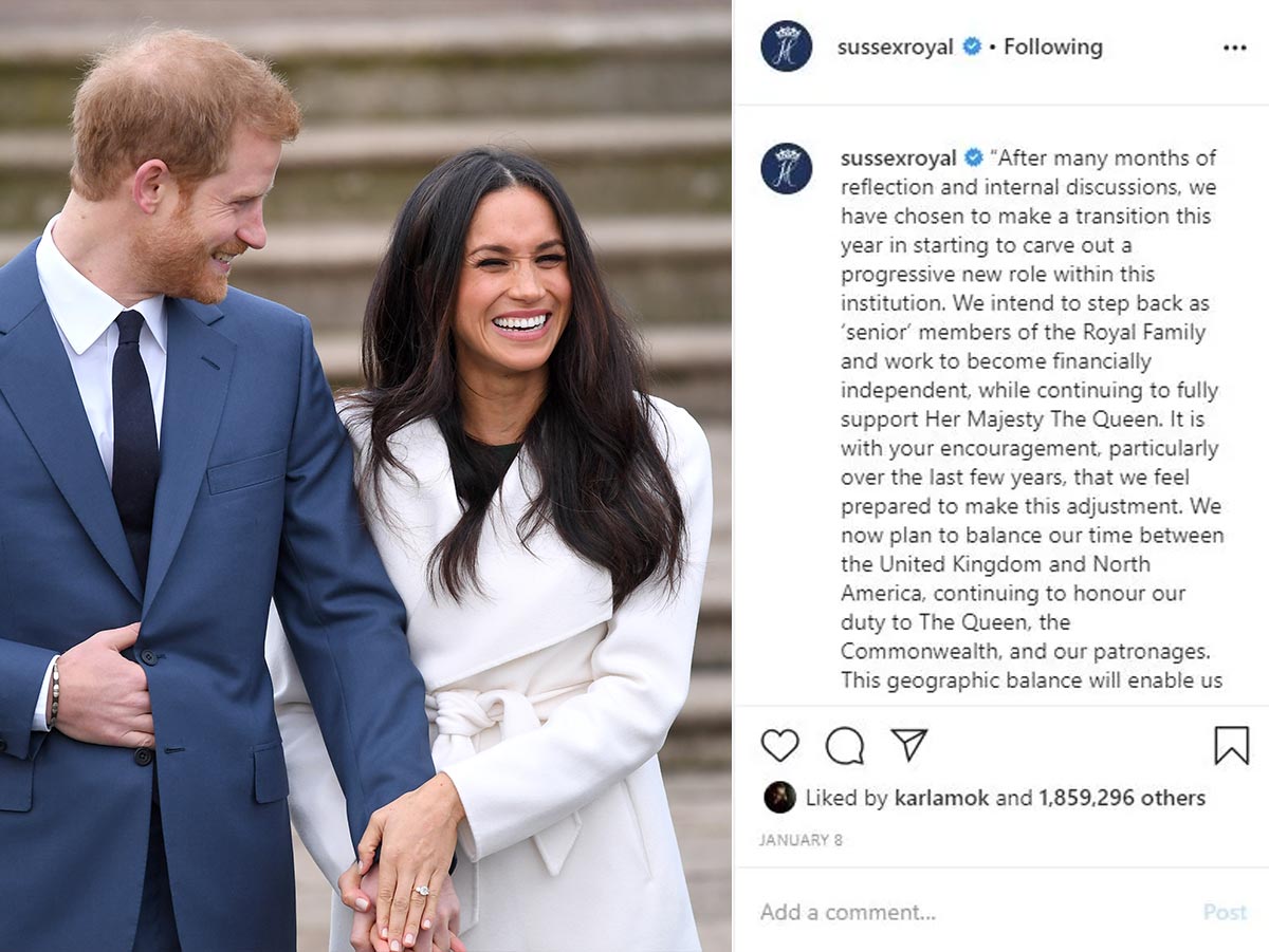 8. Harry & Meghan Step Down From the Royal Duties — Megxit