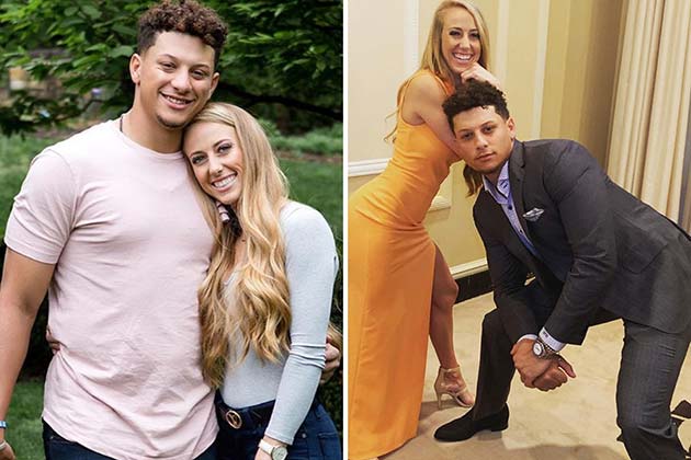 Patrick Mahomes y Brittany Matthews