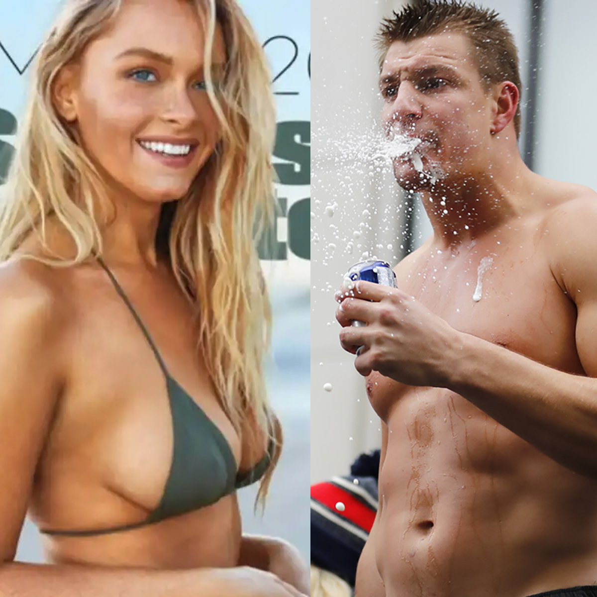 Rob Gronkowski y Camille Kostek