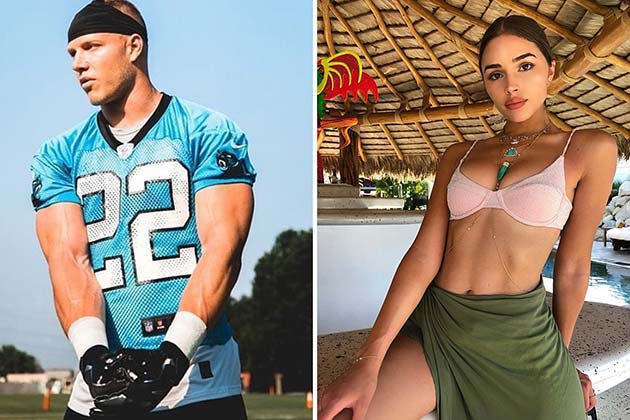 Christian McCaffrey y Olivia Culpo