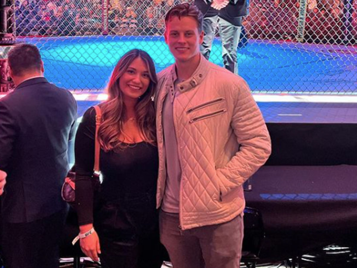 Joe Burrow y Olivia Holzmacher