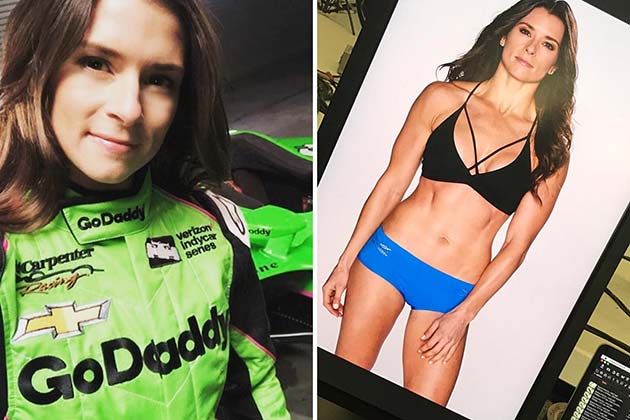 Aaron Rodgers y Danica Patrick