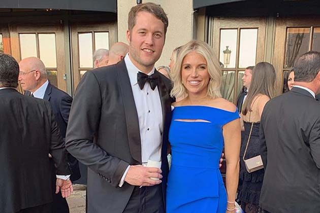 Matthew Stafford y Kelly Stafford
