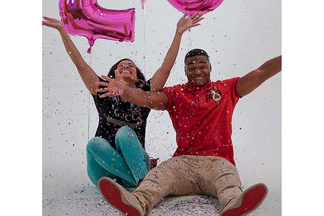 Amari Cooper y Destiny Jones