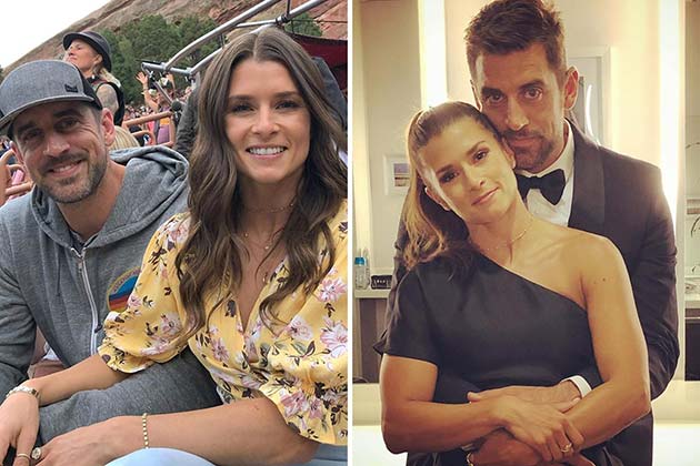 Aaron Rodgers y Danica Patrick