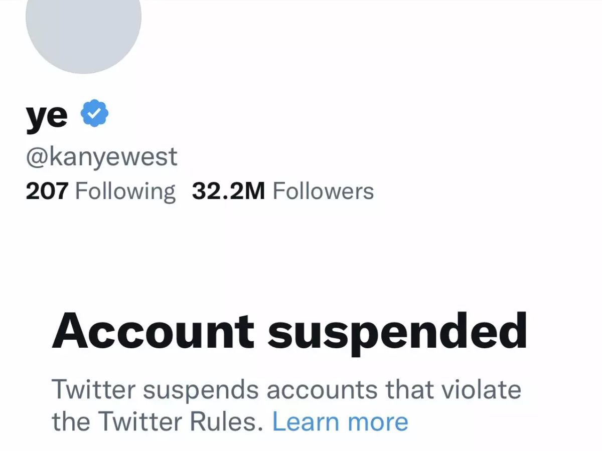 Kanye’s Twitter Suspension – December 2022