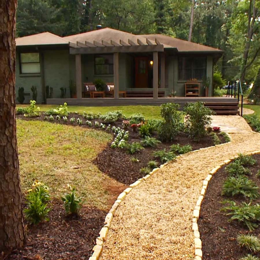 Curb Appeal “Brick Ranch Block Corralled”