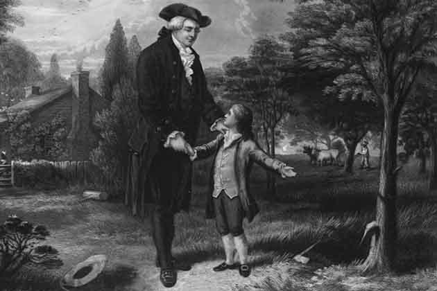 George Washington “Cannot Tell a Lie”