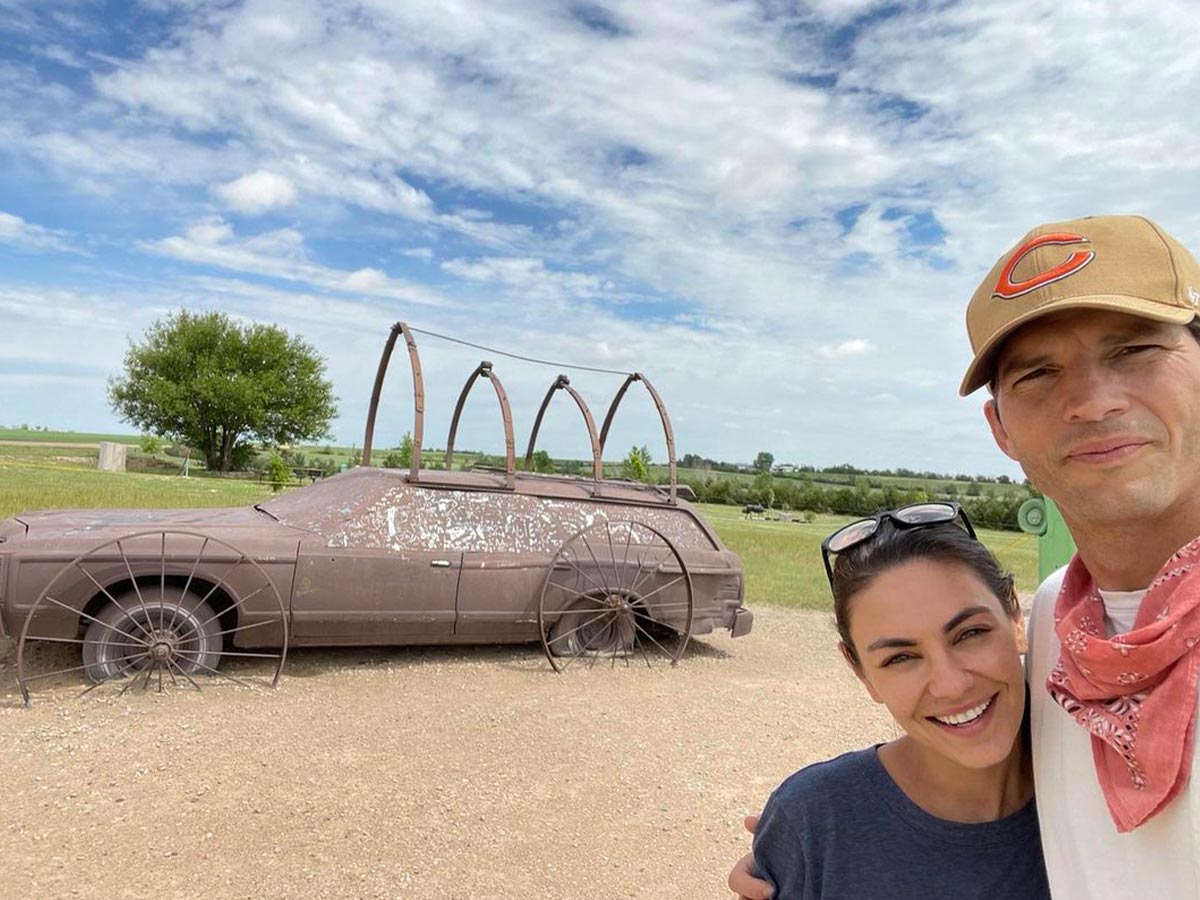 Ashton Kutcher and Mila Kunis
