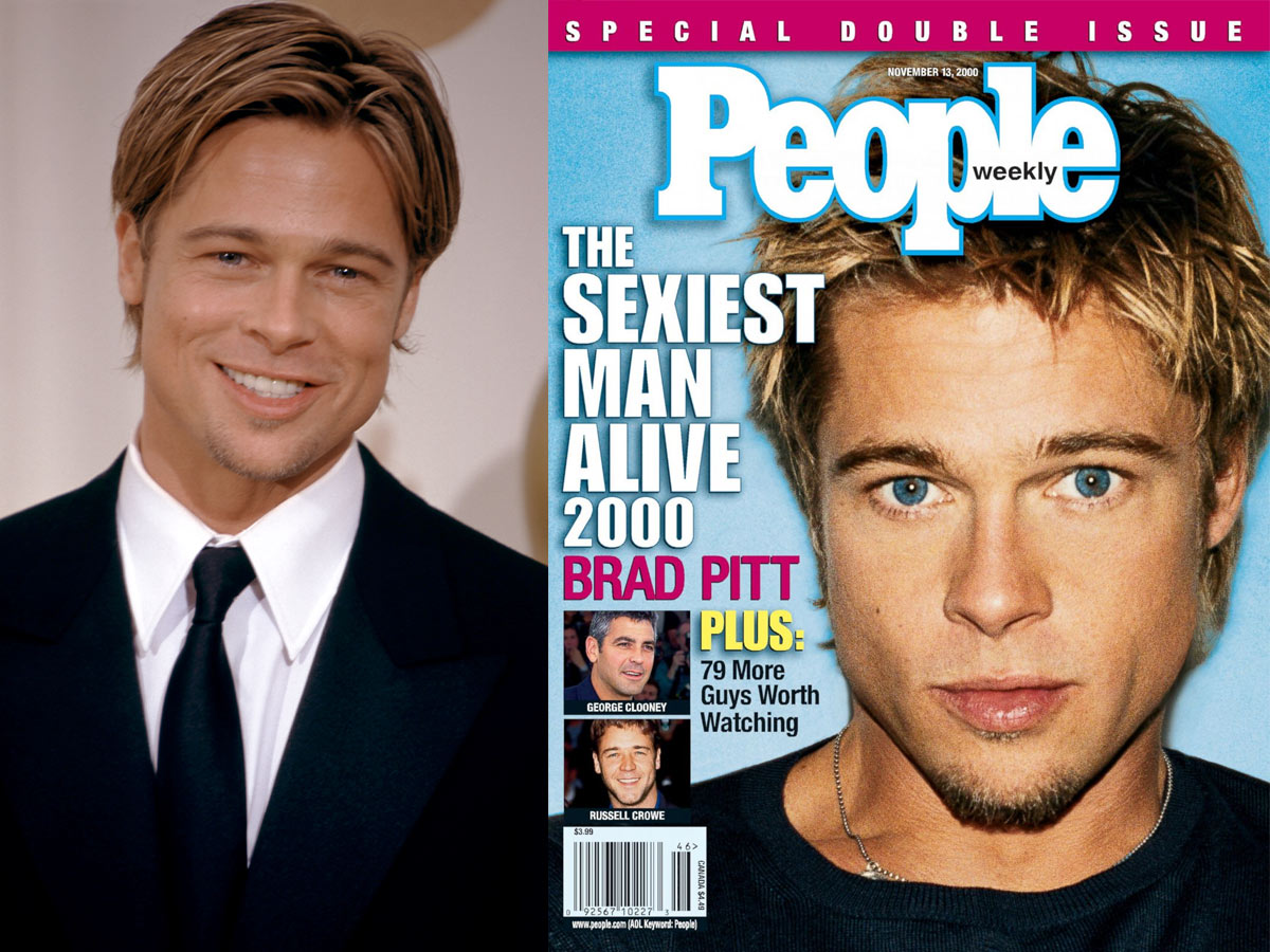 Brad Pit Then