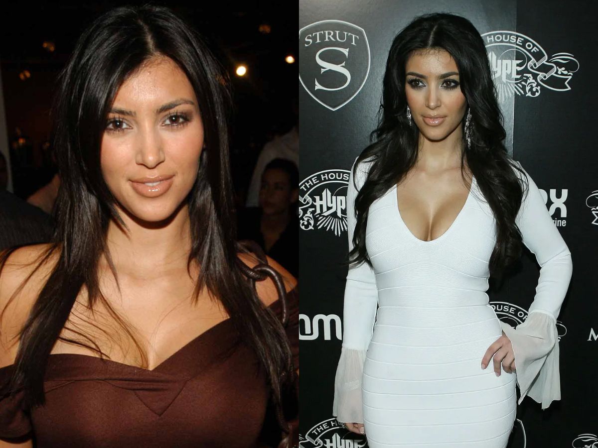 Kim Kardashian Then