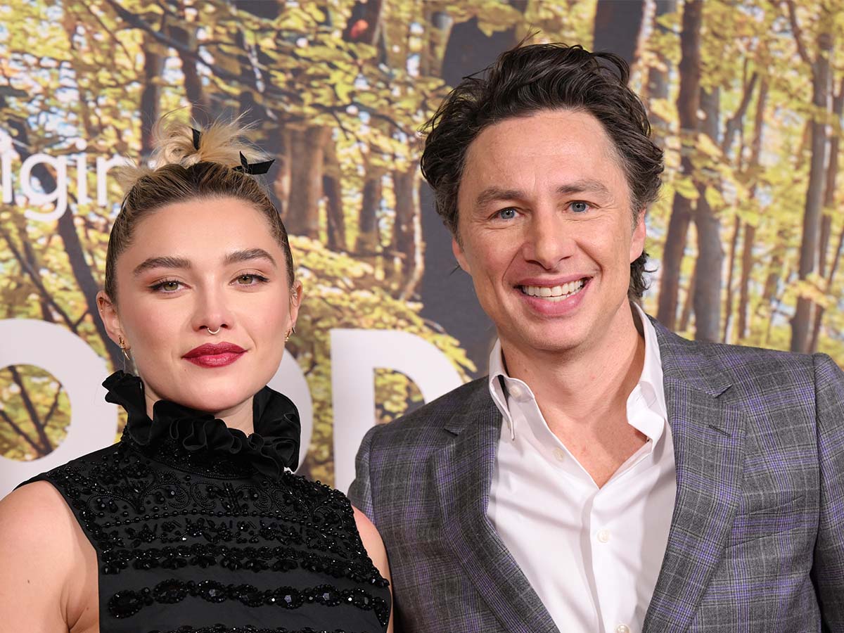Zach Braff and Florence Pugh