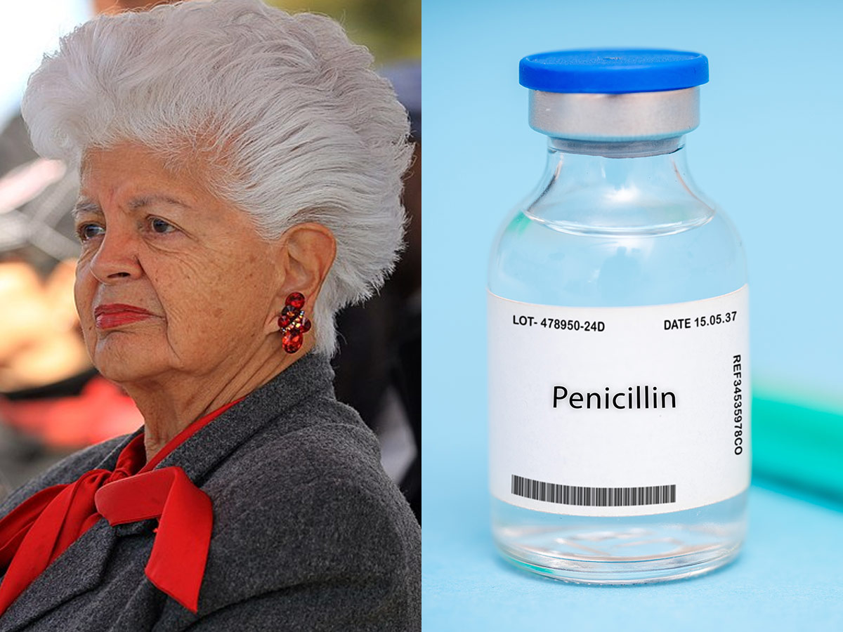 Grace Napolitano (87) vs. Injectable Penicillin (83)