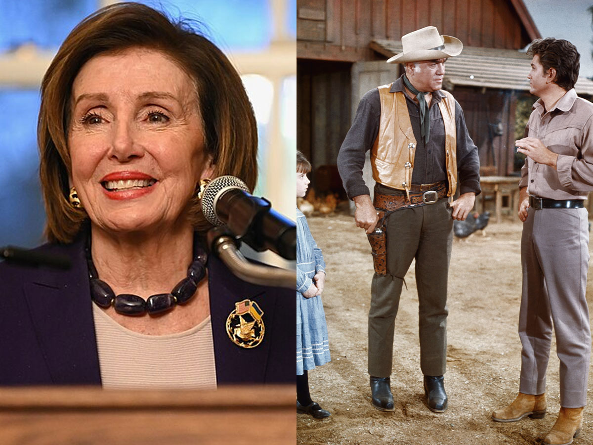 Nancy Pelosi (83) vs. 'Bonanza' (65)