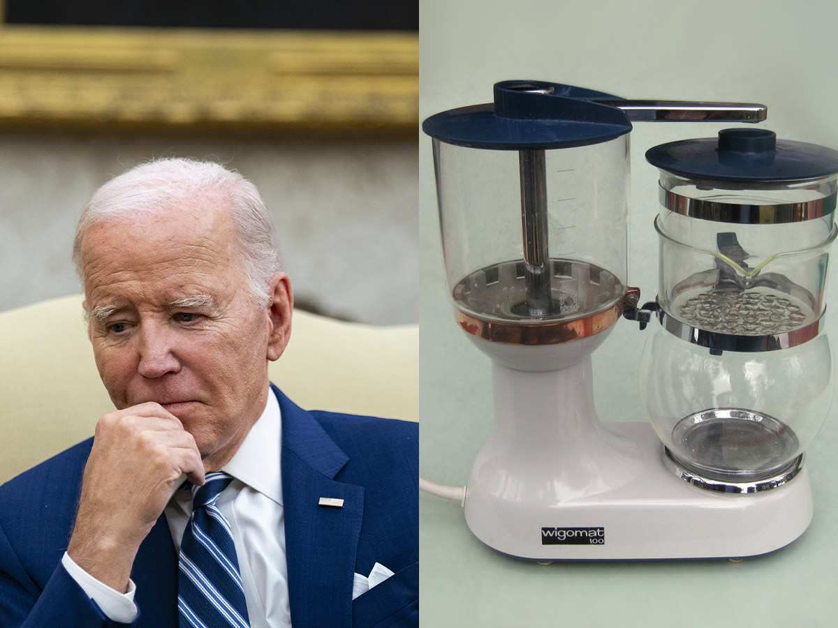 Joe Biden (81) vs. Electric Drip Coffeemaker (70)