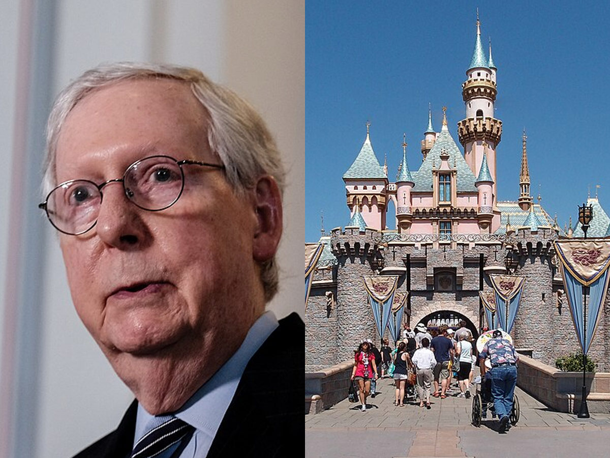 Mitch McConnell (82) vs. Disney Land (69)