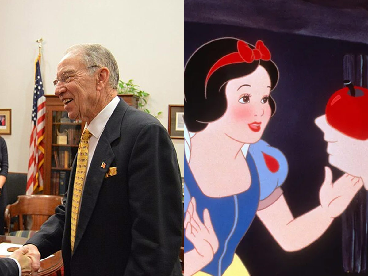 Charles 'Chuck' Grassley (90) vs. Snow White (87)