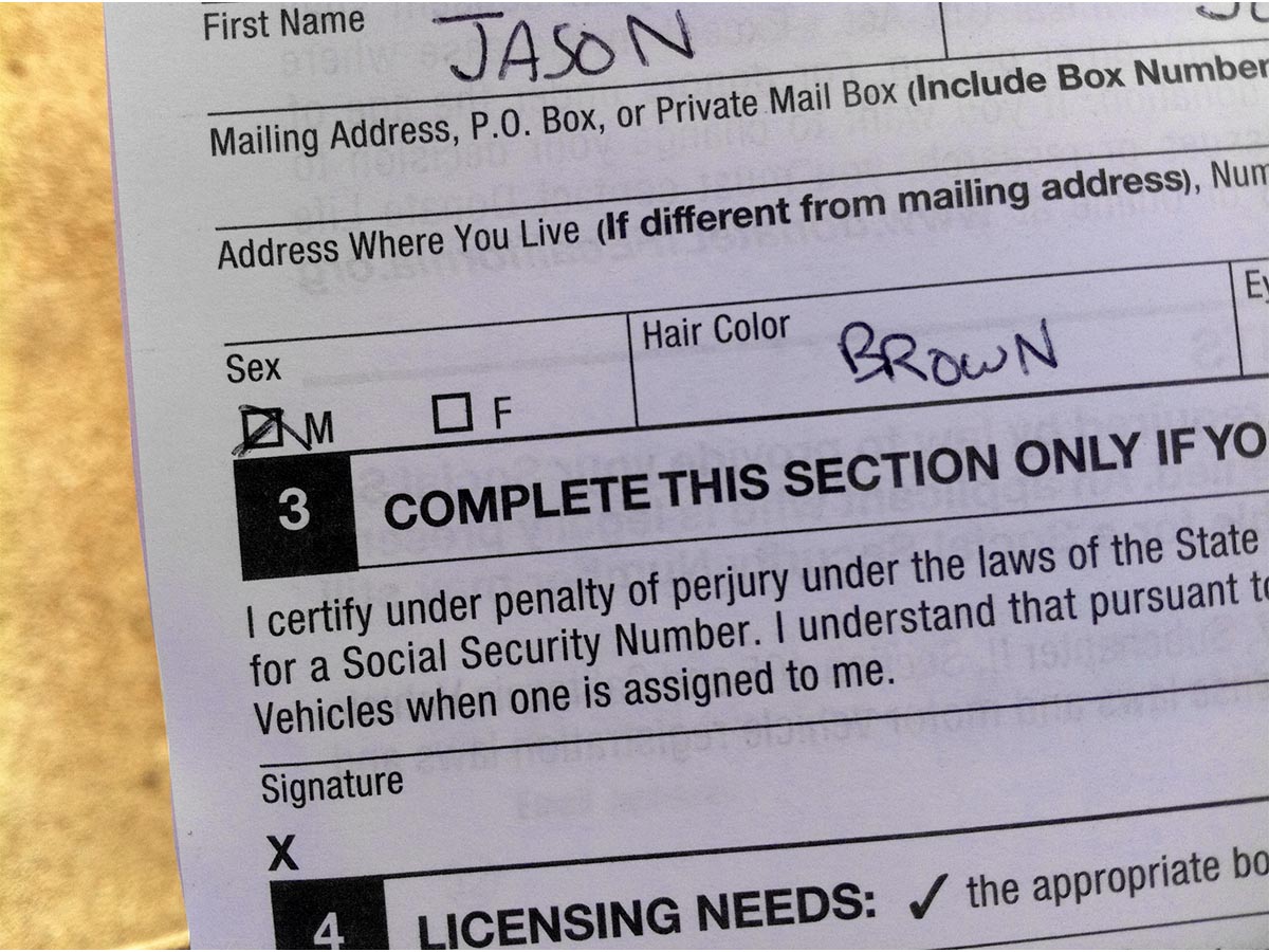 Filling Out Forms