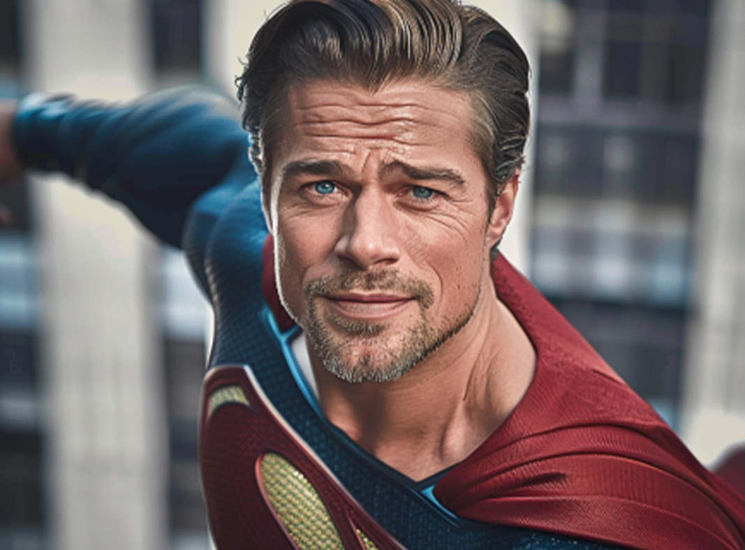 Brad Pitt as Superman
