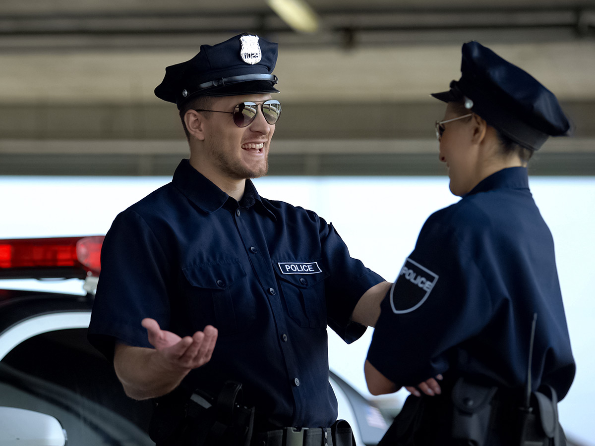 Police Drive Up to Dispute Blaring Soul Music
