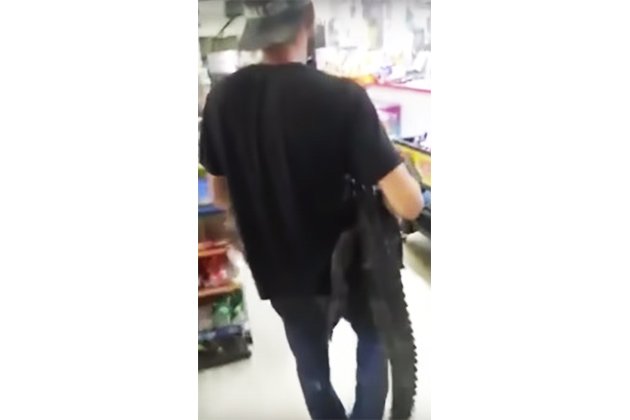 Floridian Brought Alligator on Store Run