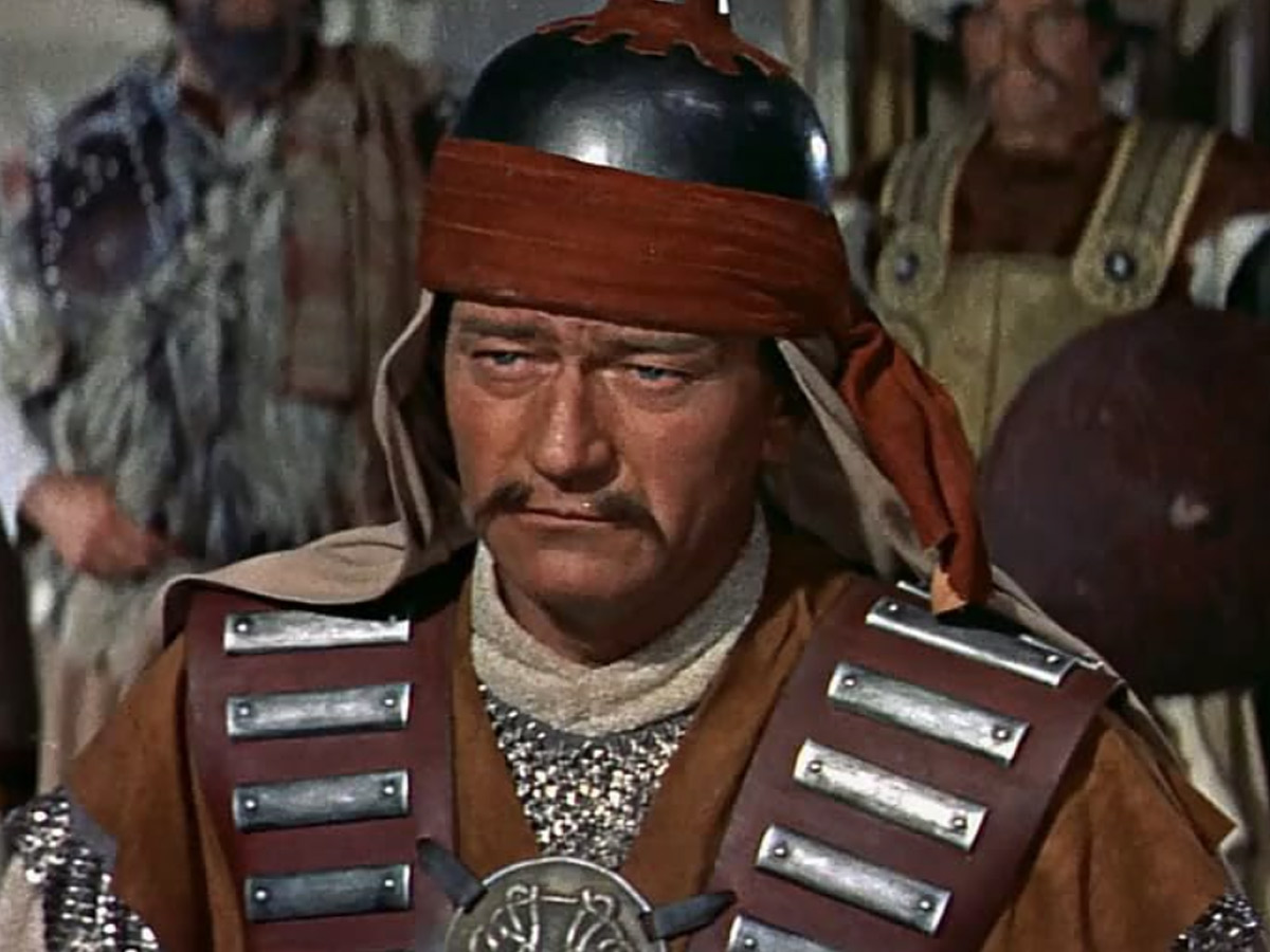 John Wayne in "The Conqueror"