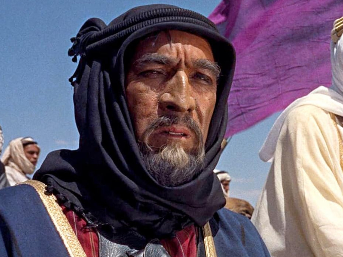 Anthony Quinn in “Lawrence of Arabia”
