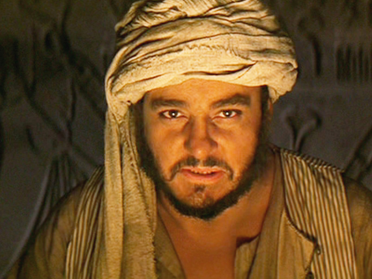John Rhys-Davies in "Raiders of the Lost Ark"