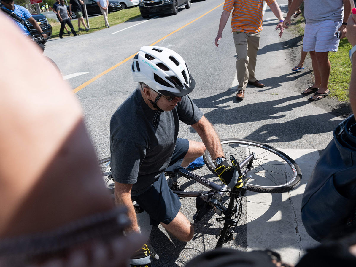Biden's Bike Fall