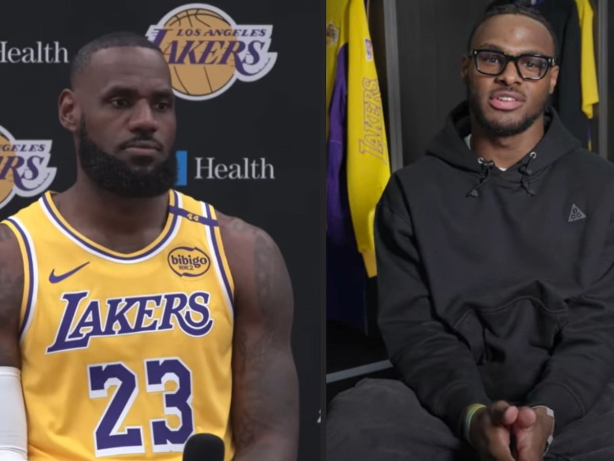 LeBron and Bronny James