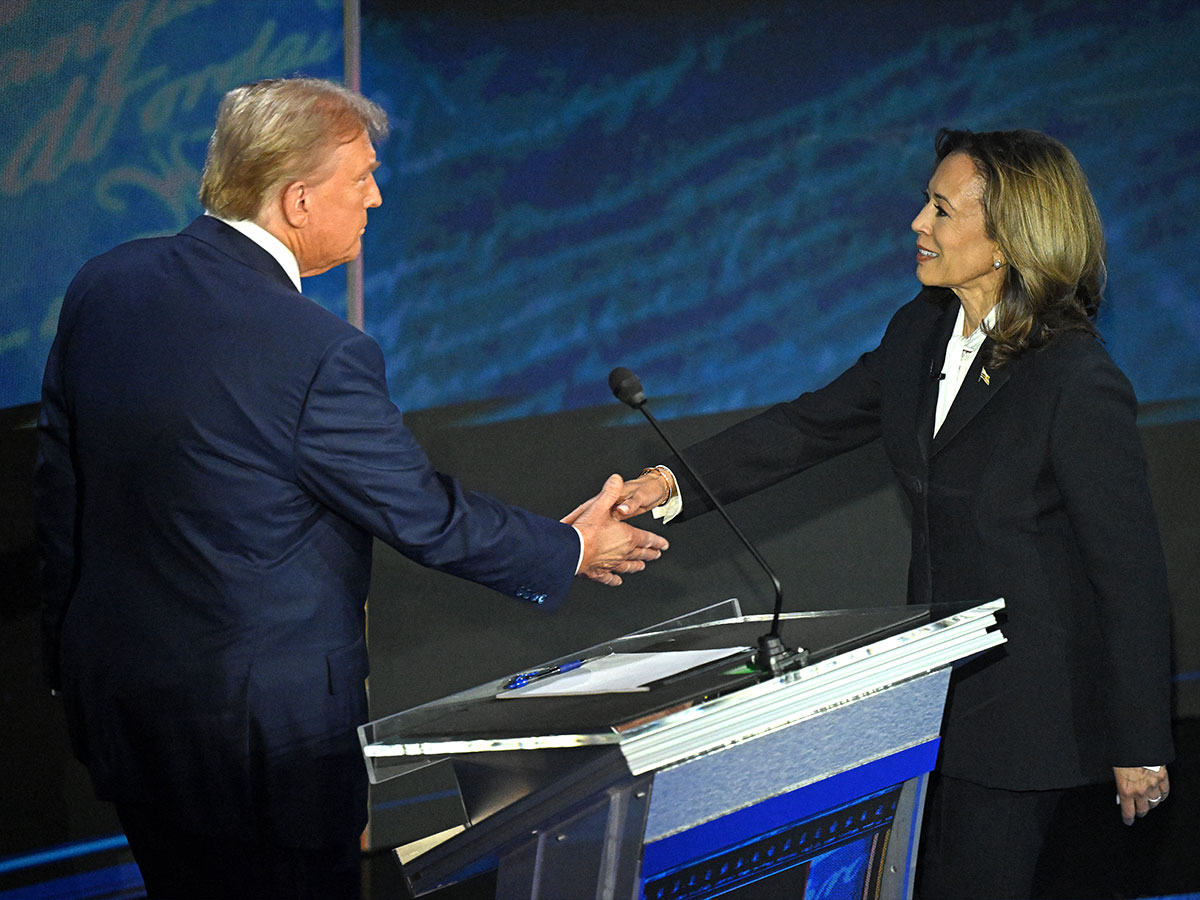 Trump/Harris Shake Down