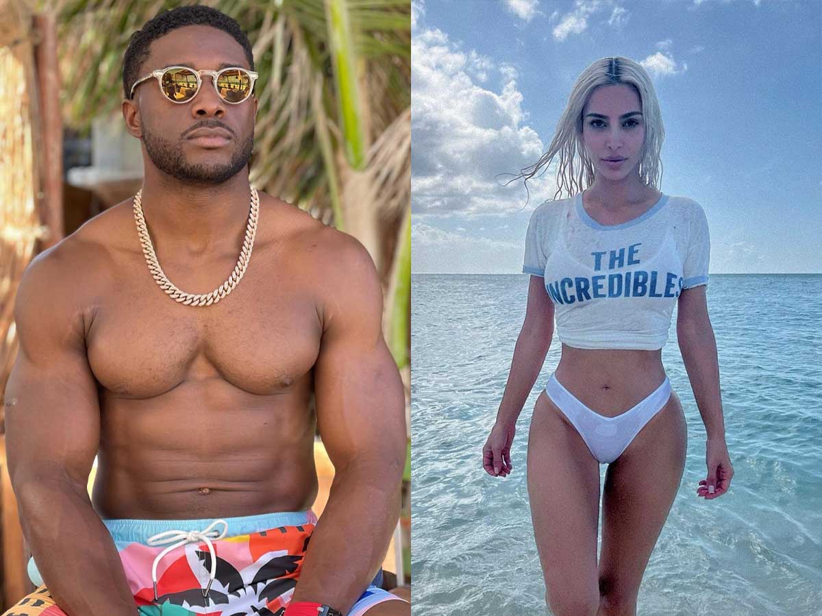 Reggie Bush and Kim Kardashian