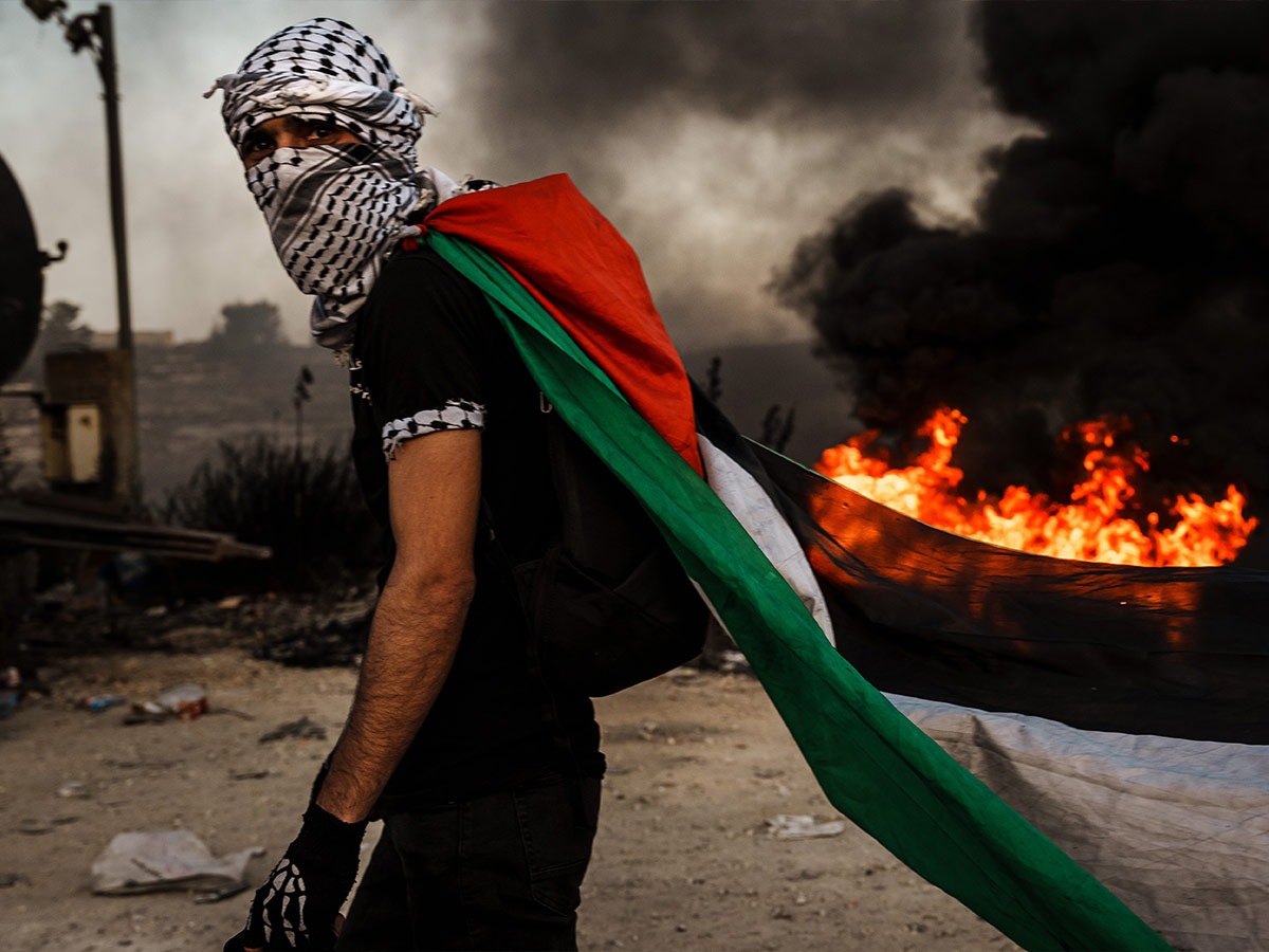 A Palestinian Protestor