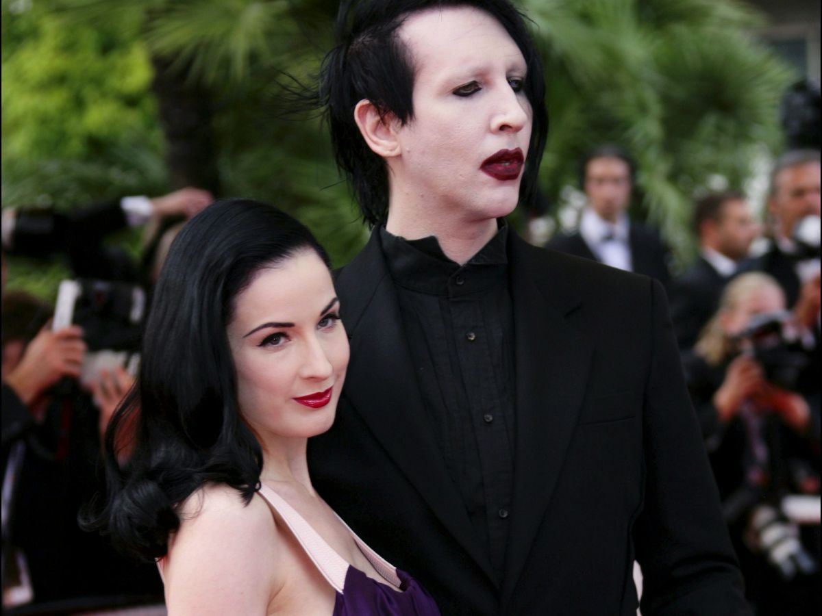 Marilyn Manson and Dita Von Teese