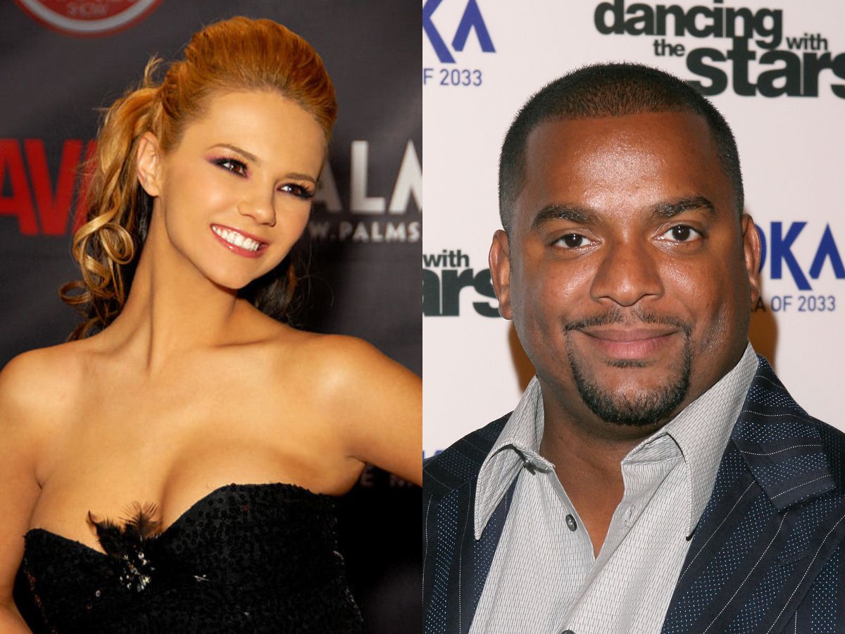 Alfonso Ribeiro and Ashlynn Brooke