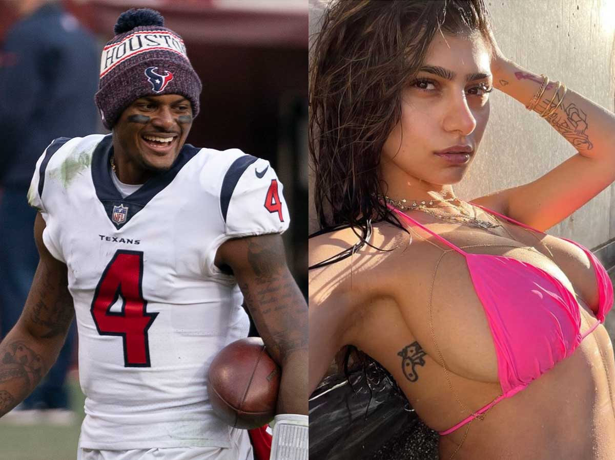 Deshaun Watson and Mia Khalifa