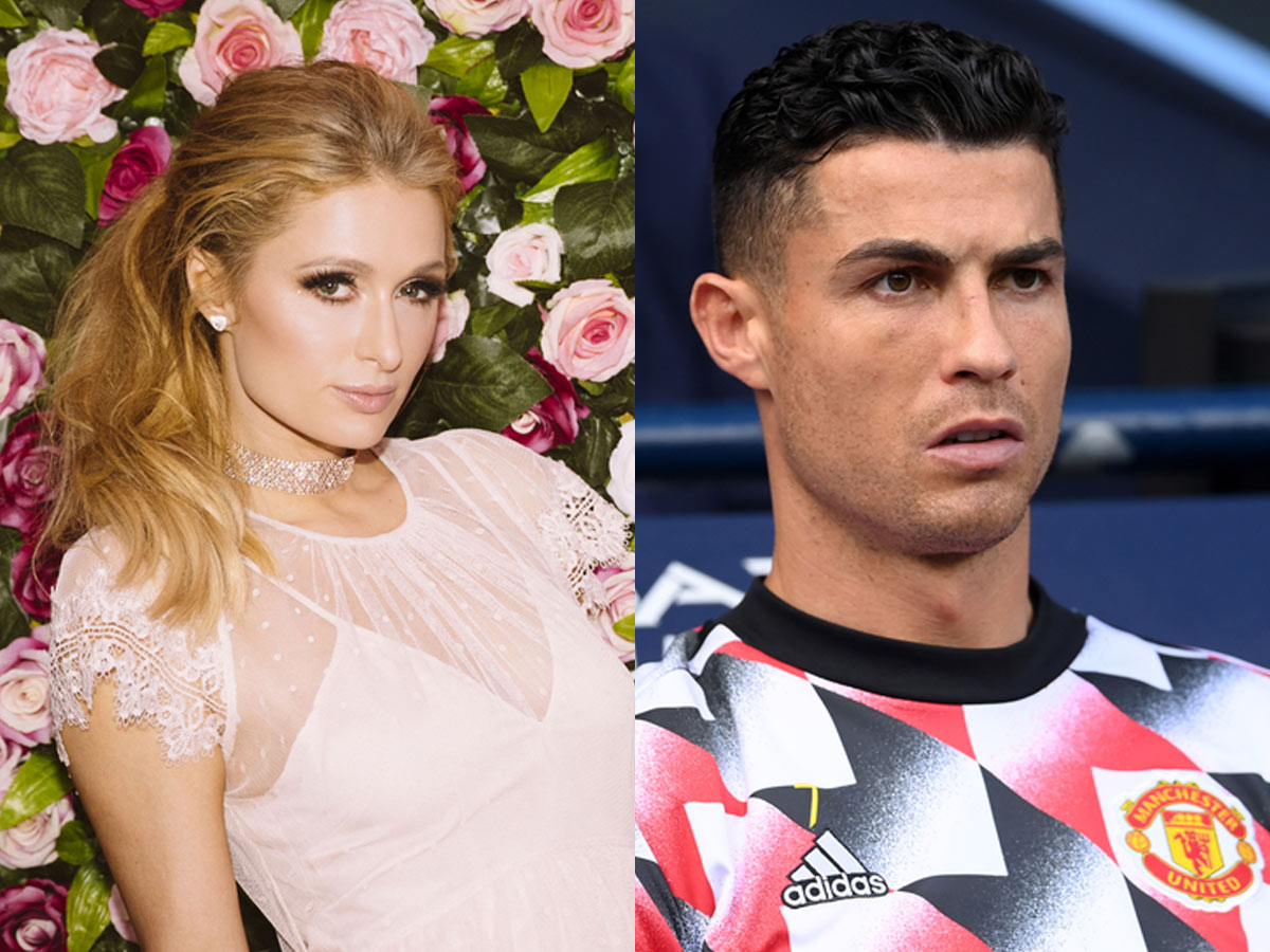 Cristiano Rolando and Paris Hilton