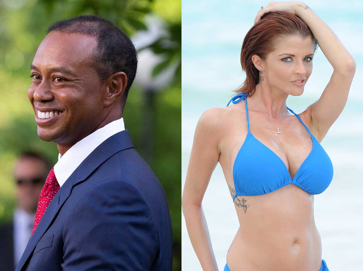 Tiger Woods and Joslyn James