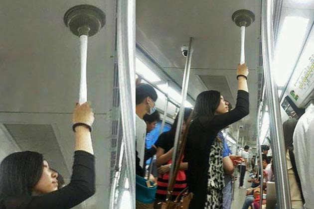 The subway has led to some ingenious solutions.