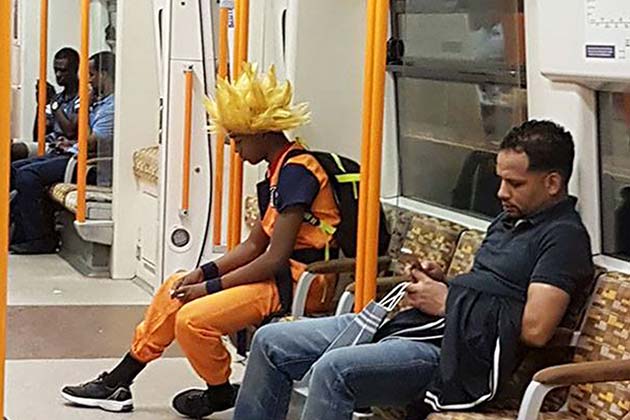 When cosplay meets everyday life.