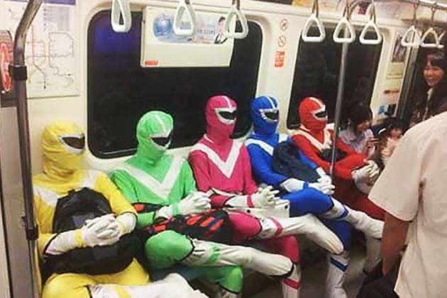 Looks like the Power Rangers are down on their luck these days.